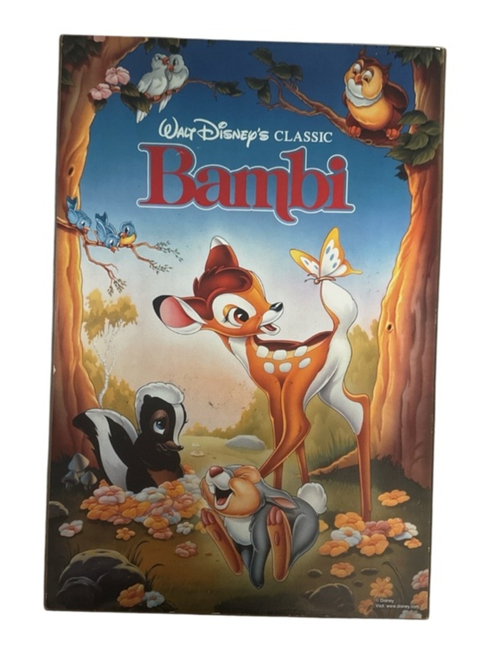 Disney Bambi Movie Poster Wall Art Panel Kids Room Decor Nursery Kid-core Baby